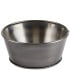 Vintage Steel Service Bowl Antique Silver 16cm/6.3" (Pack of 6)