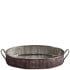 Vintage Steel Serving Tray Antique Copper 31cm/12.2" (Pack of 6)