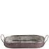 Vintage Steel Serving Platter Antique Copper 34cm/13.4" (Pack of 6)