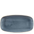 Churchill SBBSXO111 Stonecast Blueberry Oblong Chefs Plate 11.75x6"