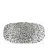 Raku Jasper Grey Chefs Oblong Plate 11.75 Inch x 6 Inch