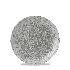 Raku Jasper Grey Evolve Coupe Plate 6.5 Inch