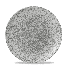 Raku Jasper Grey Evolve Coupe Plate 10.25 Inch