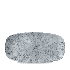 Stone Pearl Grey Chefs Oblong Plate 11.75 x 6 Inch