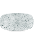 Stone Pearl Grey Chefs Oblong Plate 13.87 x 7.37 Inch