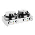 Buffalo Double Round Belgian Waffle Maker