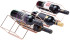 Stackable Copper Finish Wine Rack - 7 Bottles