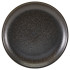 Terra Porcelain Black Coupe Plate 24cm x 6