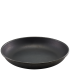 Black Vintage Steel Coupe Plate 24cm