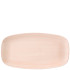 Churchill Stonecast Canvas Coral Chefs Oblong Plate 18.9 x 35.5cm/7.4 x 14" (Pack of 6)
