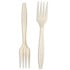 Natural Cornstarch Fork 18cm/7" (Pack of 100)