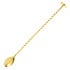 Gold Cocktail Spoon with Masher