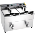 Buffalo Countertop Twin Tank Induction Fryer 2 x 7.5 Litre