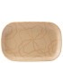 Maze Flax Rectangular Platter 25x17cm/9.8x6.6" (Pack of 6)