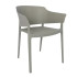 Bolero Lorenzo Cafe Chairs Medium Grey (Pack of 2)