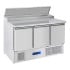 
Prodis EC-3PREP 3 Door Prep Table with Topping Well
