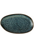 Churchill Cascade Sapphire Blue Natural Organic Oblong 26cm x 15cm/10.25 x 5.875" (Pack of 6)
