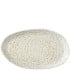 Churchill Inked Cascade Taupe Natural Oblong Platter 22 x 13cm (Pack of 6)