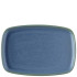 Churchill Emerge Oslo Blue Oblong Plate 22 x 15cm/8.75 x 6" (Pack of 6)