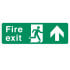 Fire Exit Sign - Fire Exit Man Arrow Up 150x450mm