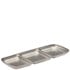 Artemis Stainless Steel Triple Dip Tray 22.5 x 9cm/9 x 3.5" (Pack of 12)