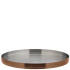 Brushed Copper Round Plate 23cm/9" (Pack of 6)	