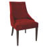 Bolero Finesse Dining Chairs Dark Red (Pack of 2)
