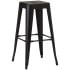 Artisano French Bistro High Stool Matt Black