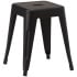 Artisano French Bistro Low Stool Matt Black