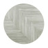 Bolero Pre-Drilled Round Table Top Chevron Design 600mm