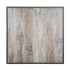 Bolero Wood Grain Effect Outdoor Glass Table Top Grey 700mm