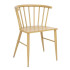 Bolero Harrowdene Metal Side Chairs Wood Effect (Pack of 2)