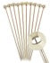 Gold Ball Stainless Steel Garnish Picks Reusable Pack of 10