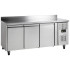 Tefcold Counter Fridge with Splashback 3 Door 417 Litre