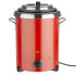 Buffalo Soup Kettle 5.7 Litre Red With Handles