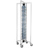 Vogue Mobile Plate Rack Jackstand 84 Plates