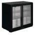 Polar Back Bar Bottle Cooler Beer Fridge Double Door Sliding 198 Litre