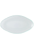 Churchill Isla Glass Clear Oval Platter 30 x 16.2cm/11.75 x 6.38" (Pack of 6)