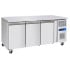 Prodis Three Door Stainless Steel Counter Freezer 416 Litre