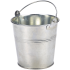 Galvanised Steel Serving Bucket 12cm (Pack of 12)
