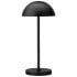 Tonga LED Cordless Table Lamp Black 26cm