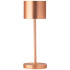 Tahiti LED Cordless Table Lamp Brushed Copper 26cm