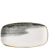 Churchill Studio Prints Homespun Accents Black Oblong Plate 29.8x15.3cm/11.75x6" (Pack of 12)