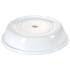 Polypropylene Plate Cover with Opening 22cm Natural 