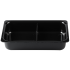 Polycarbonate Deep Dish with 2 Compartments