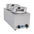 Hurricane Round Pot Wet Bain Marie 2x 6.5 Litre