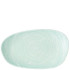 Churchill Inked Elements Aqua Opal Organic Oblong Plate 22cm x 13cm/8.7 x 5" (Pack of 12)