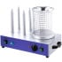 Hurricane Commercial Hot Dog Steamer With 4 Bun Spikes
