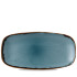 Dudson Harvest Blue Oblong Plate 35.5x18.9cm