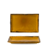 Dudson Harvest Mustard Rectangle Tray 11.125x7.375 Inch (Pack of 6)